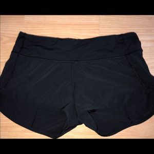 Lululemon speed shorts in black🖤